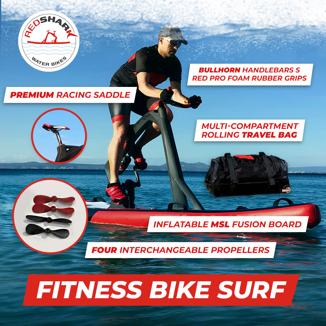 Fitness Surf Bike -Red Shark